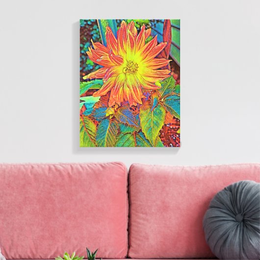 Leinwand für gemischte Medien (Insitu (Wohnzimmer))