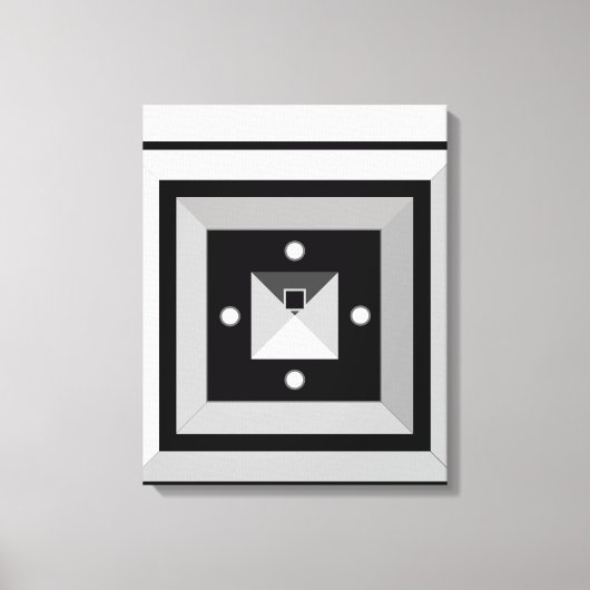 Leinwand für geometrische Abstrakte Kunst (Vorderseite)