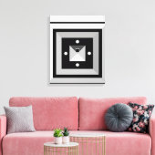 Leinwand für geometrische Abstrakte Kunst (Insitu (Wohnzimmer))
