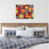 Leinwand für geometrische Muster (Insitu (Schlafzimmer))