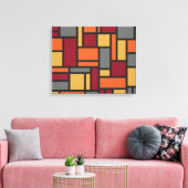 Leinwand für geometrische Muster (Insitu (Wohnzimmer))