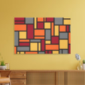 Leinwand für geometrische Muster (Insitu (Wohnzimmer))