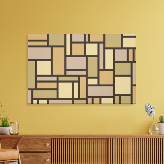 Leinwand für geometrische Muster (Insitu (Wohnzimmer))