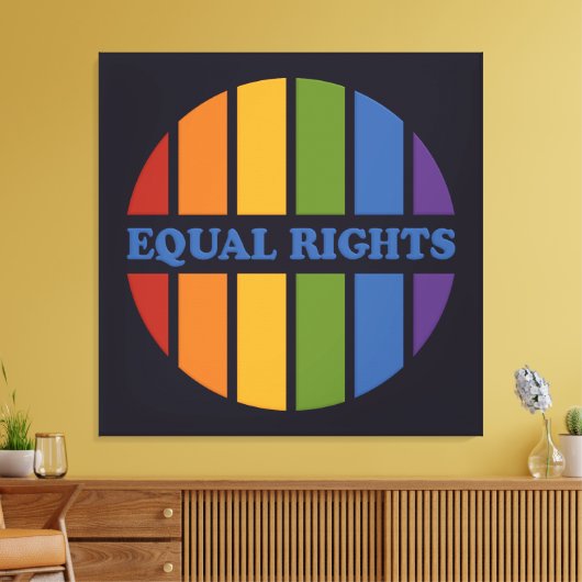 Leinwand für gleiche Rechte (Insitu (Wohnzimmer))