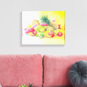 Leinwand für glückliche Früchte (Insitu (Wohnzimmer))