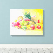 Leinwand für glückliche Früchte (Insitu (Holzboden))