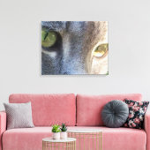 Leinwand für graue Katze (Insitu (Wohnzimmer))