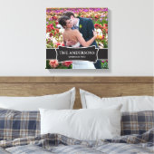 Leinwand für Hochzeitsfeiern mit Foto (Insitu (Schlafzimmer))