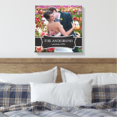 Leinwand für Hochzeitsfeiern mit Foto (Insitu (Schlafzimmer))