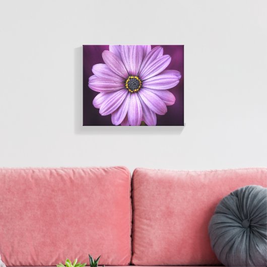 Leinwand für lila Blume (Insitu (Wohnzimmer))