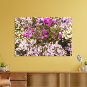 Leinwand für lila, lila und weiße Blume (Insitu (Wohnzimmer))