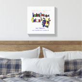 Leinwand für Londons Times Cartoon (Insitu (Schlafzimmer))