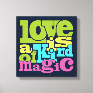 Leinwand für magische Liebe