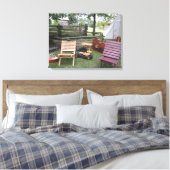 Leinwand für Musikerband - Doppel-Panel (Insitu (Schlafzimmer))
