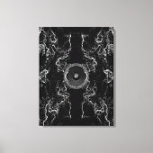 Leinwand für Schwarzweiß-Lautsprecher (Vorderseite)