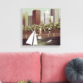 Leinwand für städtische Landschaft (Insitu (Wohnzimmer))