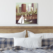Leinwand für städtische Landschaft (Insitu (Schlafzimmer))