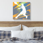 Leinwand für Tennis-Art für Zuhause oder Club (Insitu (Schlafzimmer))
