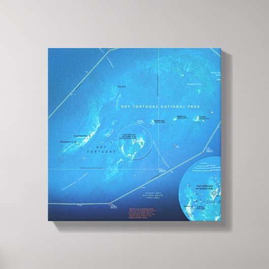 Leinwand für trockene Tortugas (Vorderseite)