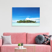 Leinwand für unbewohnte oder wüste tropische Insel (Insitu (Wohnzimmer))