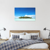 Leinwand für unbewohnte oder wüste tropische Insel (Insitu (Schlafzimmer))