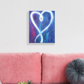 Leinwand für unterstützende Herzbemalung Art Print (Insitu (Wohnzimmer))
