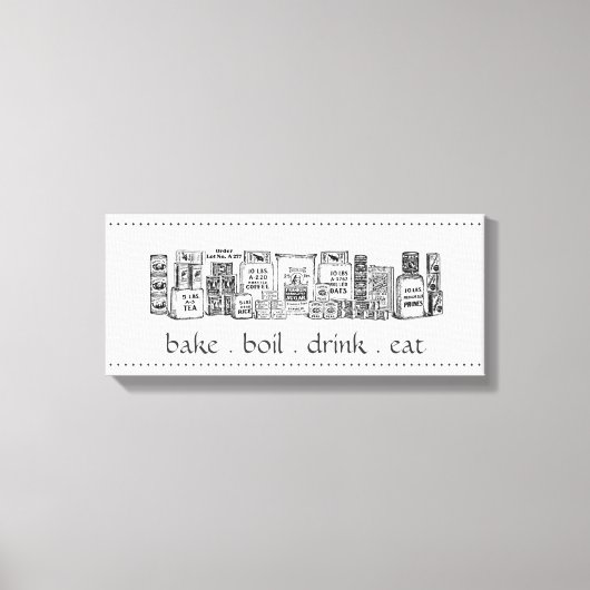 Leinwand für Vintage Dry Goods (Vorderseite)