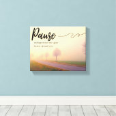 Leinwand gedruckt Design. (Insitu (Holzboden))