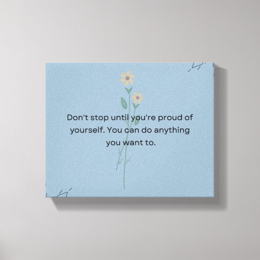 Leinwand gedruckt Design. (Vorderseite)