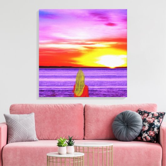 Leinwand - genau hier Gewartet für Sie (Insitu (Wohnzimmer))