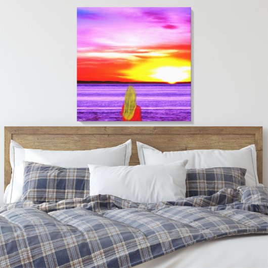 Leinwand - genau hier Gewartet für Sie (Insitu (Schlafzimmer))