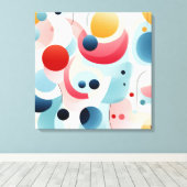 Leinwand geometrischer Art (Insitu (Holzboden))