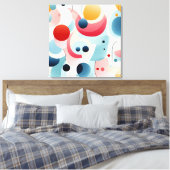 Leinwand geometrischer Art (Insitu (Schlafzimmer))