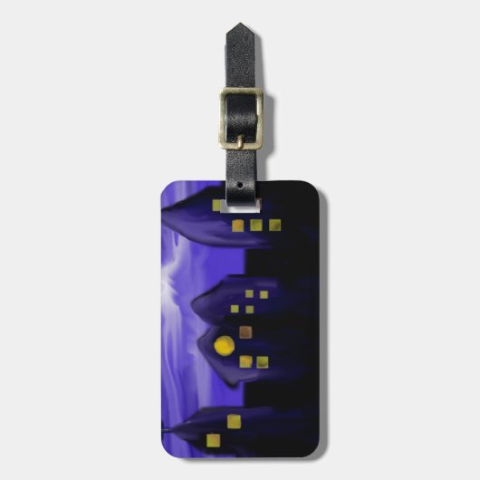 Leinwand Gepäckanhänger (Vorderseite vertikal)