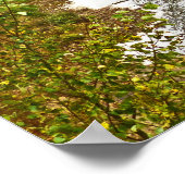 Leinwand-Glanzdruck/TAHQUAMENON-FLUSS/GOLD UND GRE Poster (Ecke)