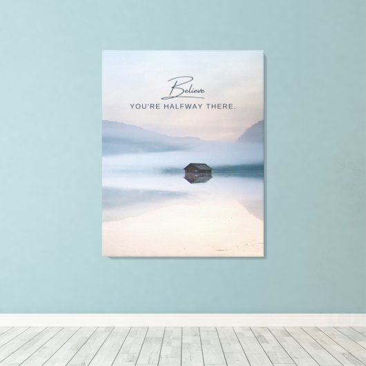 Leinwand glauben (Insitu (Holzboden))