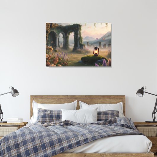 Leinwand Golden Hour Forest (Insitu (Schlafzimmer))