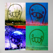 Leinwand Grafitti Characters Poster (Vorne)