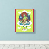 LEINWAND - Green Tara - Die wichtigste Buddha-Frau (Insitu (Holzboden))