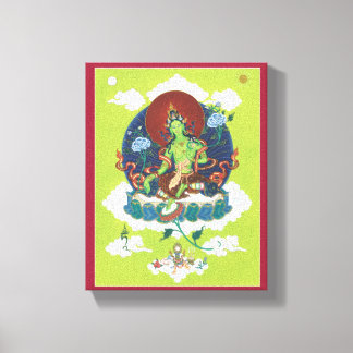 LEINWAND - Green Tara - Die wichtigste Buddha-Frau