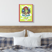 LEINWAND - Green Tara - Die wichtigste Buddha-Frau (Insitu (Schlafzimmer))