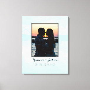 Leinwand Guest Book Alternative Wedding Foto Sign