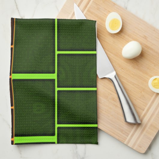 Leinwand Handtuch (Viertel Falte)