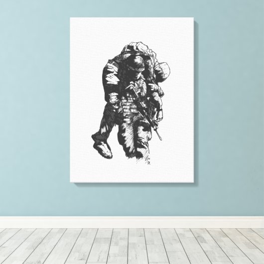 Leinwand "He Ain't Heavy" von Jaime Munt (Insitu (Holzboden))