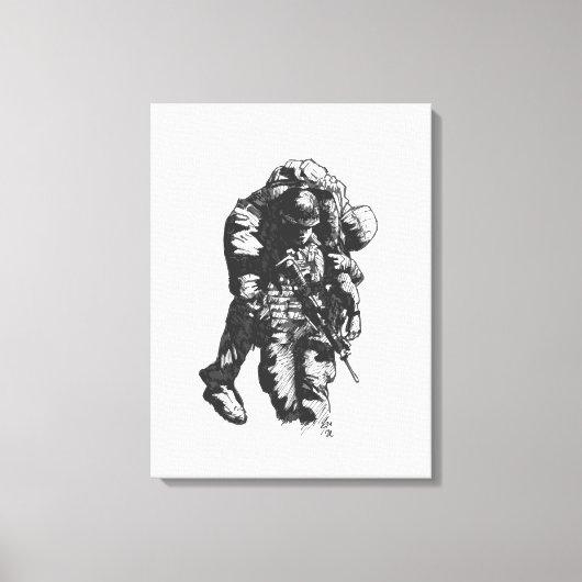 Leinwand "He Ain't Heavy" von Jaime Munt (Vorderseite)