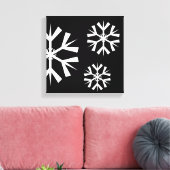 Leinwand Holiday Snowflake (Insitu (Wohnzimmer))