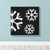 Leinwand Holiday Snowflake (Insitu (Holzboden))