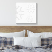 Leinwand Holiday Snowflake (Insitu (Schlafzimmer))