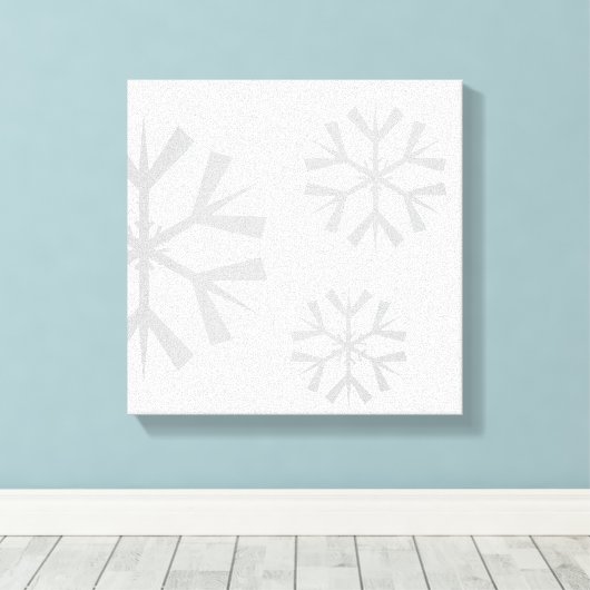 Leinwand Holiday Snowflake (Insitu (Holzboden))