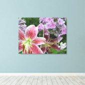 Leinwand hübscher Blume (Insitu (Holzboden))